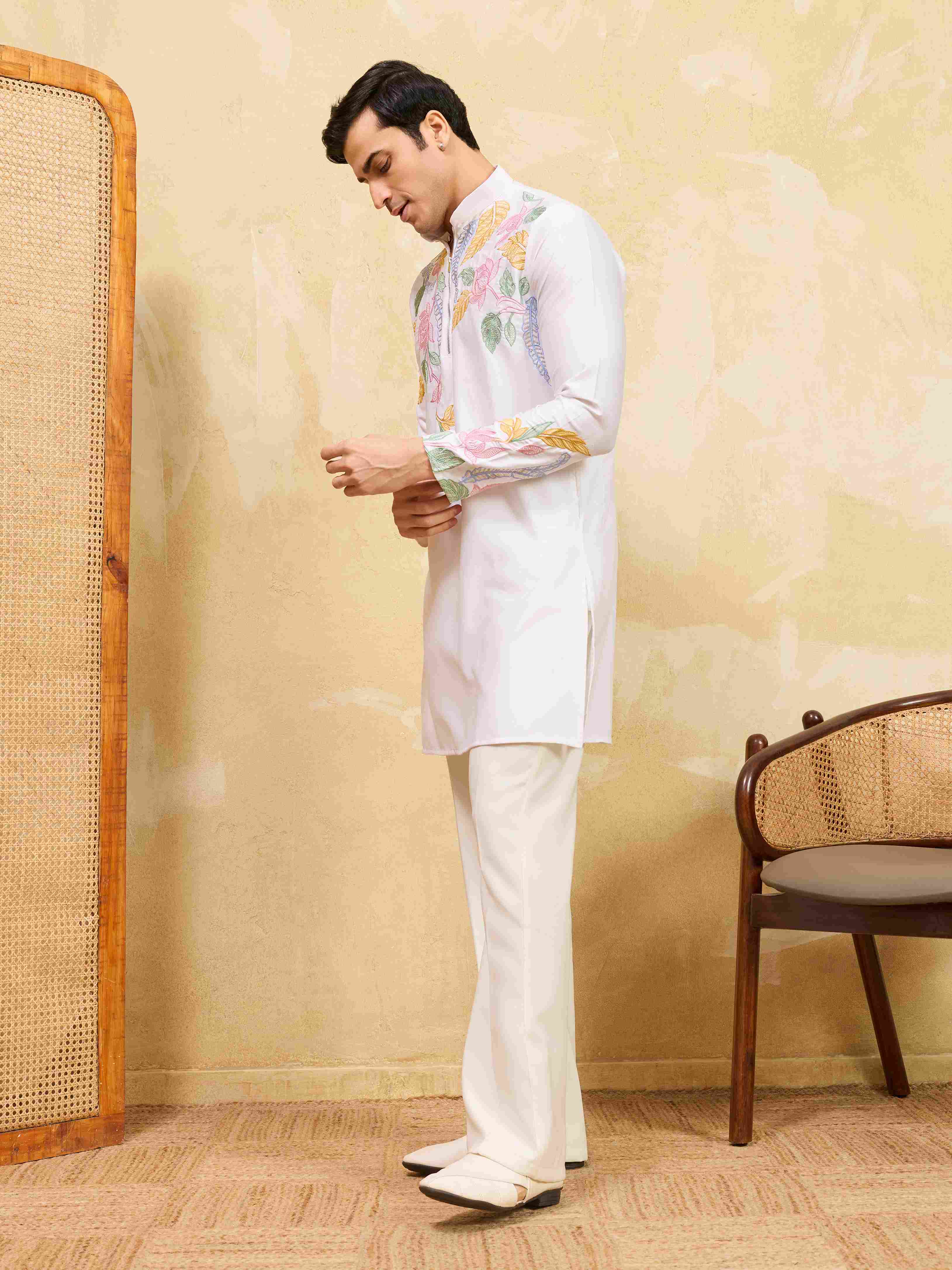 Luxury White Wedding Wear Kurta