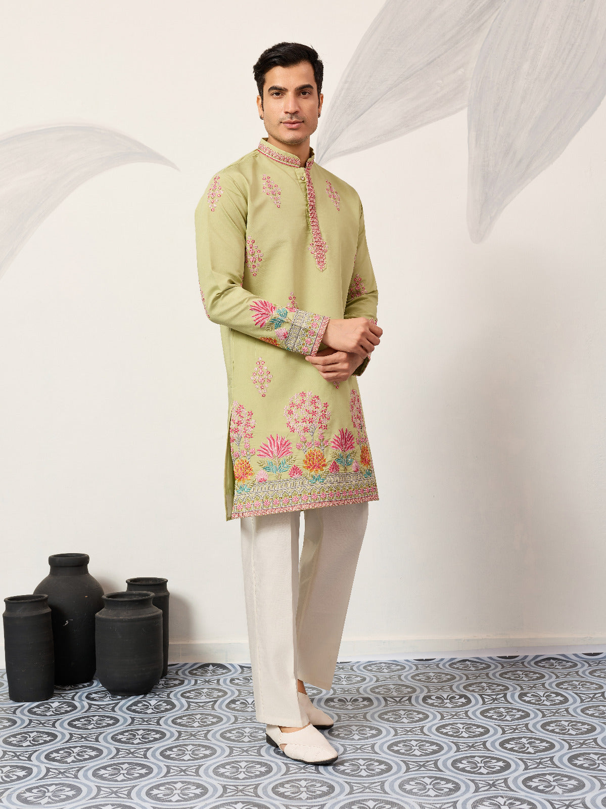 Latest Wedding Pista Kurta Design for Mens Wear