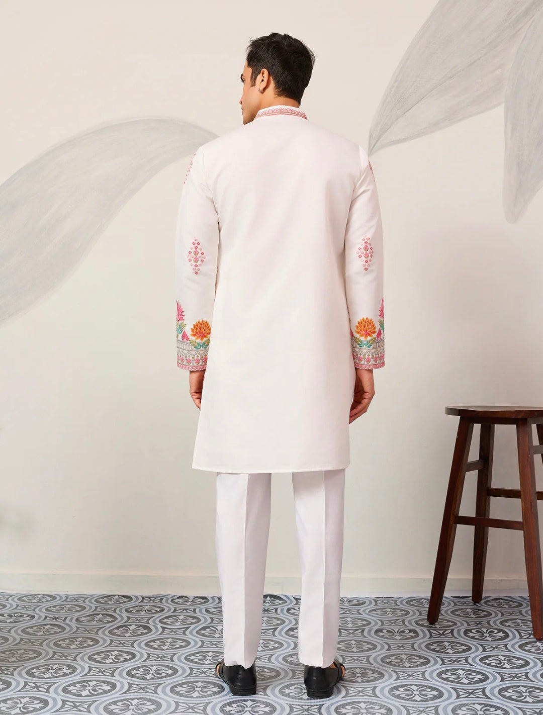 Royal Prince White Kurta Outfit for Mens Wear Collection