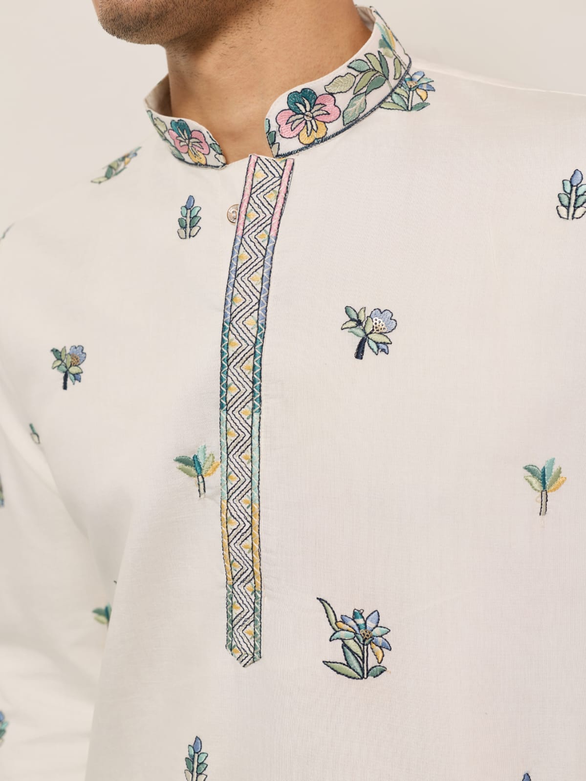 Luxury White Kurta for Indian Wedding Mens Wear