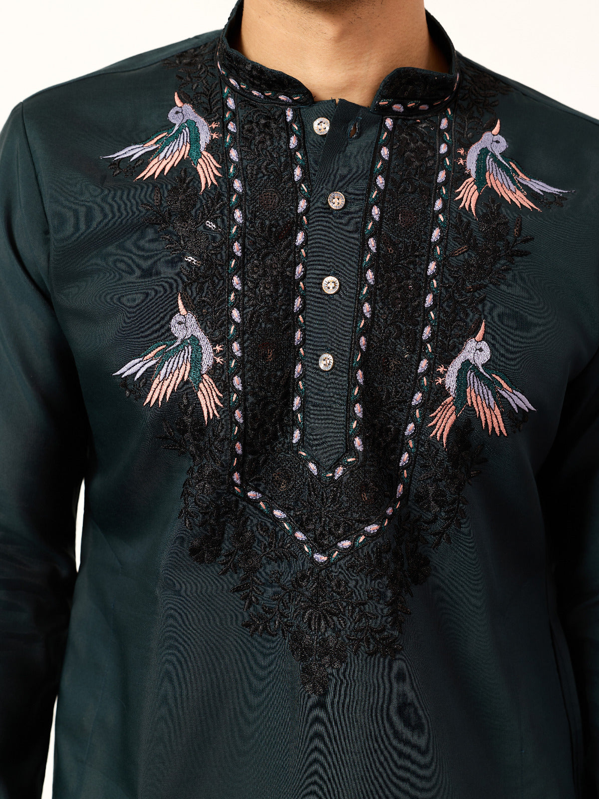 The Ultimate Designer Green Kurta with Dupatta for Mens Wear