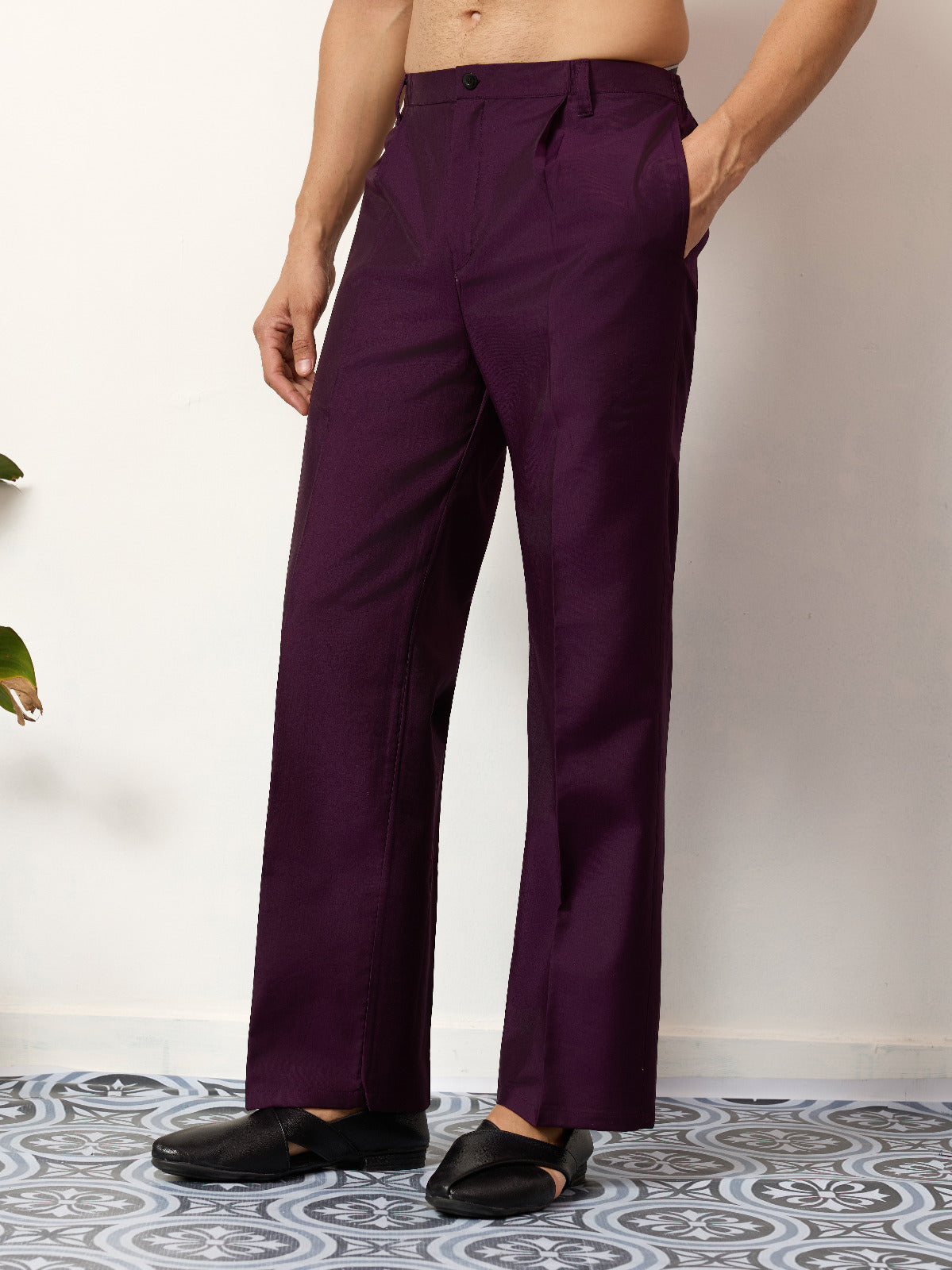 Premium Purple Koti Kurta Pajama for Wedding Wear